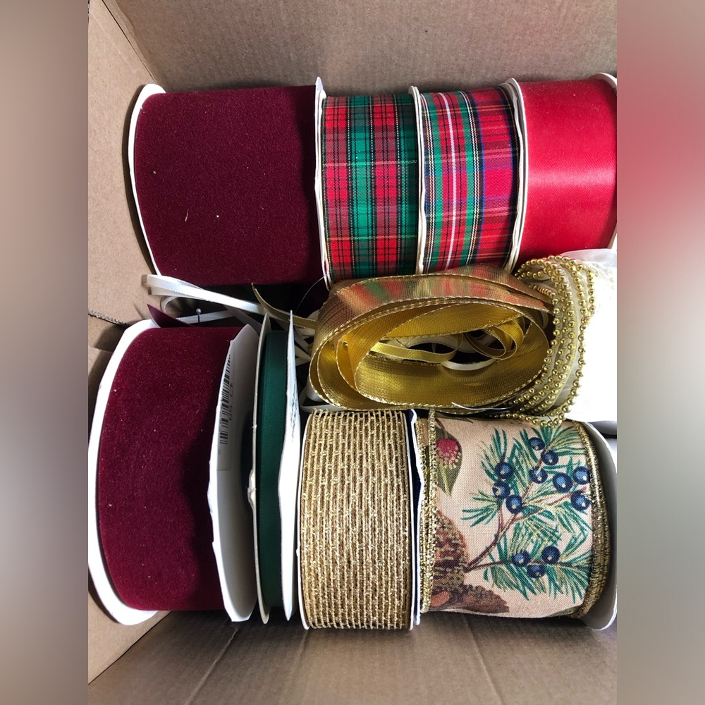 Box of Decorative Ribbons - Picture 4 of 5